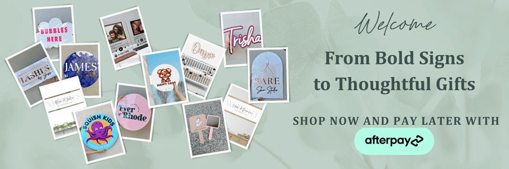 Custom acrylic business logo signs and personalised gift ideas Spotify plaque banner
